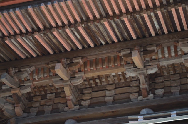 13 小山寺三重塔(3) 第二層の軒天