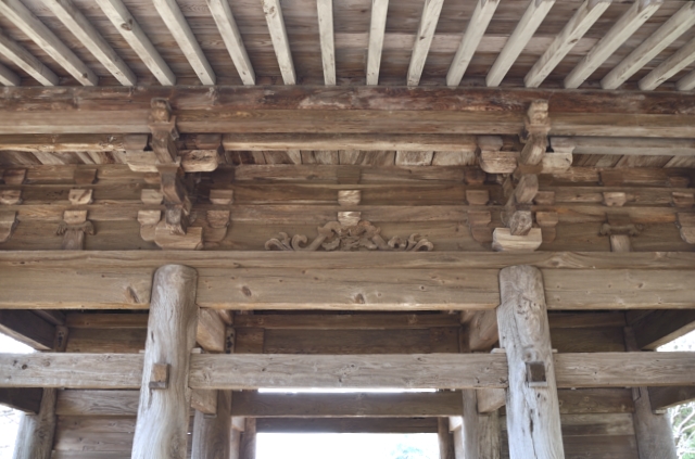 22 西蓮寺仁王門(2) 裏面の意匠