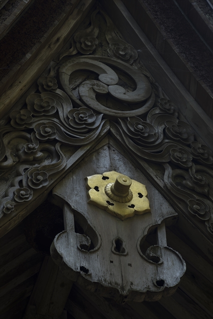 21 鹿島神宮摂社奥宮本殿(2) 懸魚